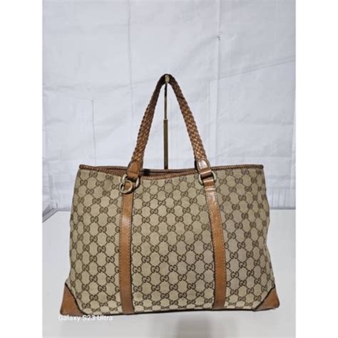 gucci marrakech tote|GUCCI Monogram Medium Marrakech Tote Tan .